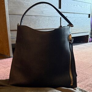 Tom Ford Alix Hobo small grained leather black